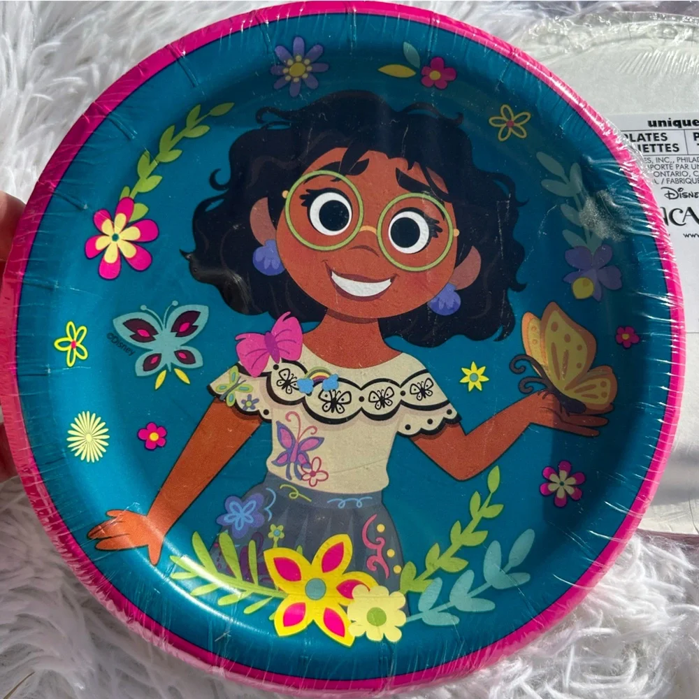 🩶5/$30 Disney’s Encanto Cake Snack Small Party Plates Set of Two 8 Pack NEW